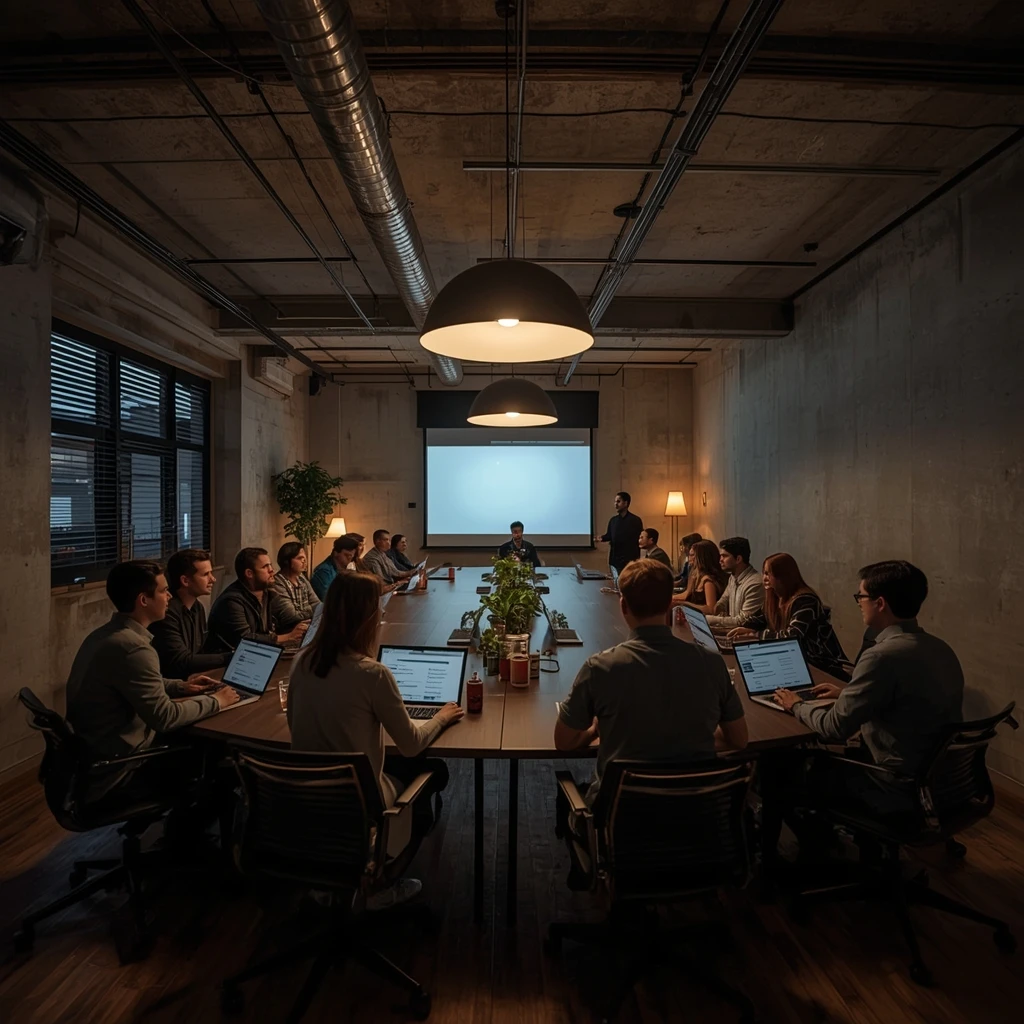 Team al lavoro in ufficio